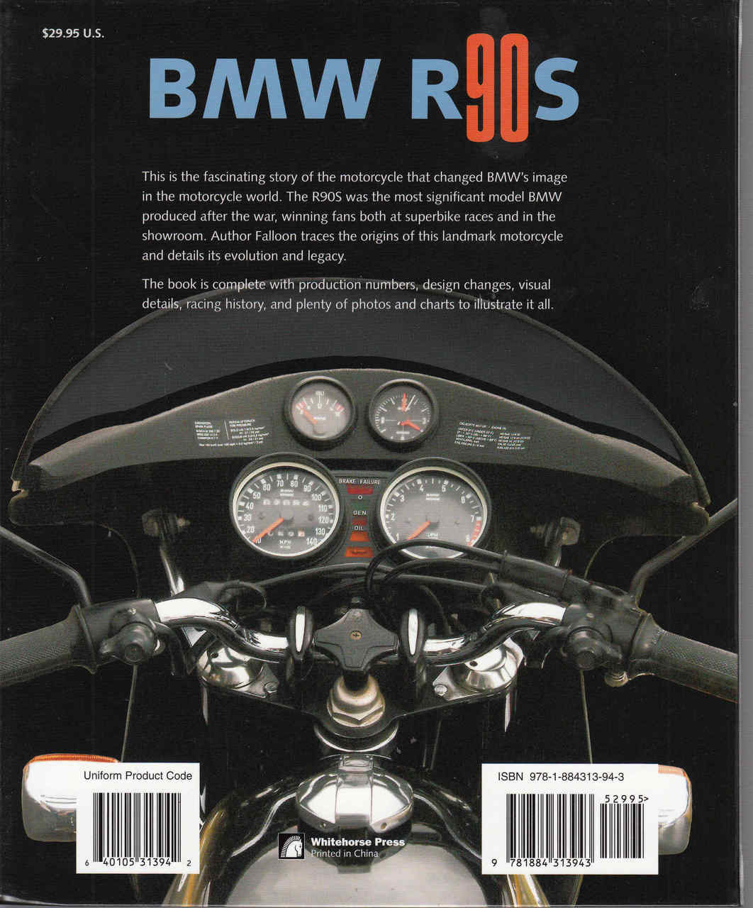 BMW R90s Motorcycle Collection Series - back