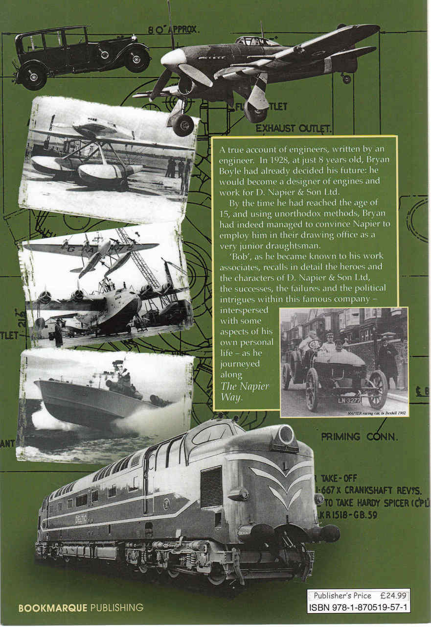 The Napier Way: Enter an era of outstanding British Engineering History - back