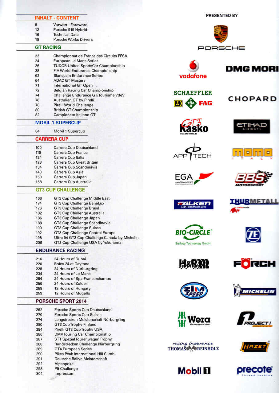 Porsche Sport 2014 - cont