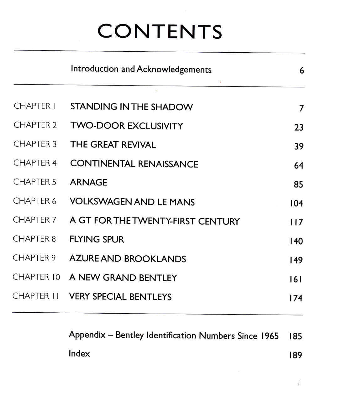 Bentley Since 1965 - cont