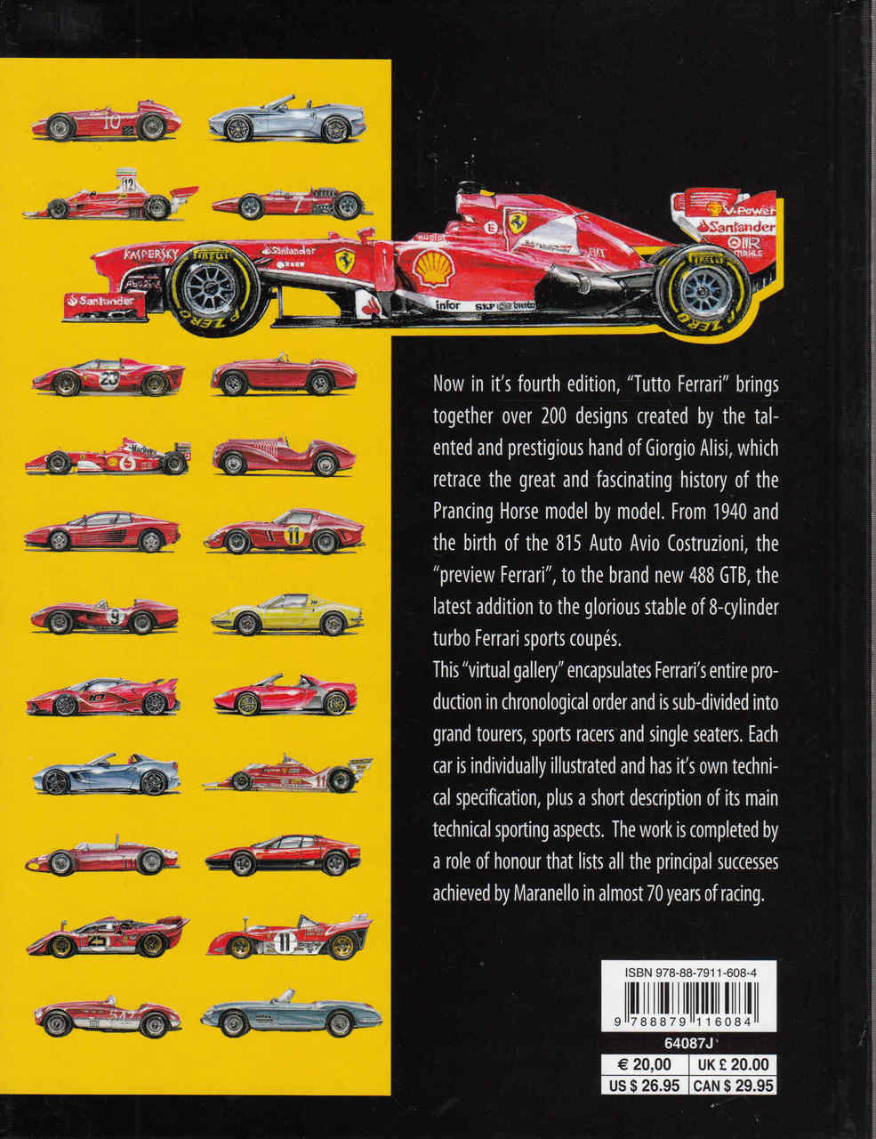 Ferrari: All The Cars, A Complete Guide from 1947 to the present - New Updated Edition - back