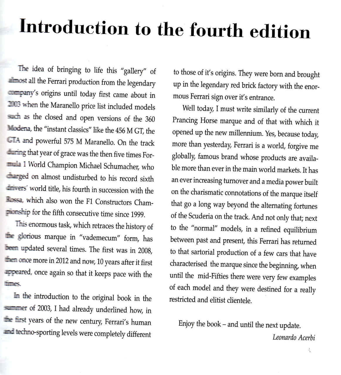 Ferrari: All The Cars, A Complete Guide from 1947 to the present - New Updated Edition  - cont