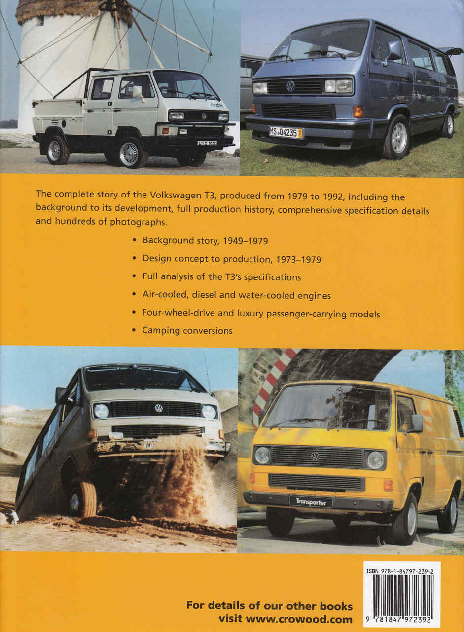 Volkswagen T3 Transporter, Caravelle, Camper and Vanagon 1979-1992 - back