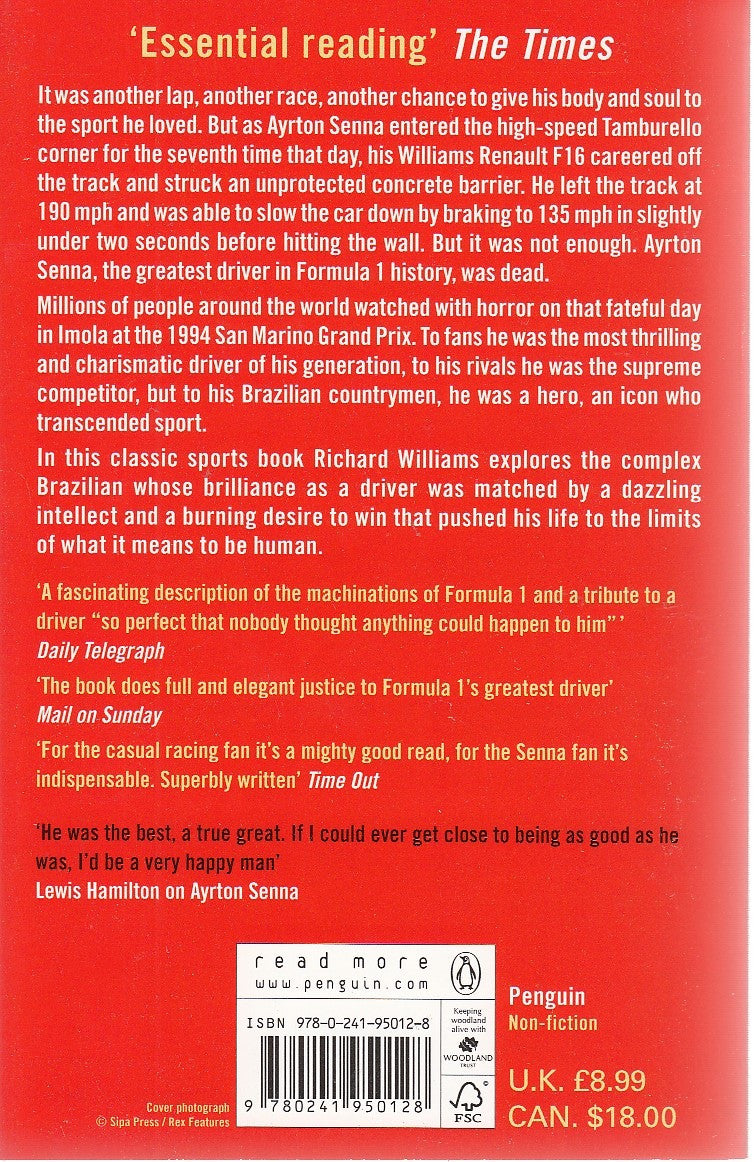 Paperback book back cover with review text, barcode, and Penguin logo.