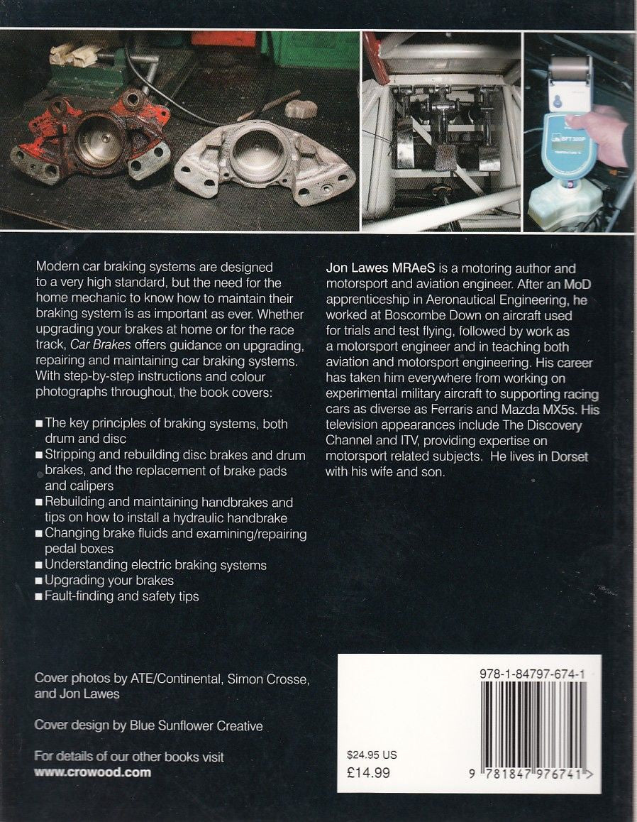 Car Brakes A Guide to Upgrading, Repair and Maintenance Back Cover