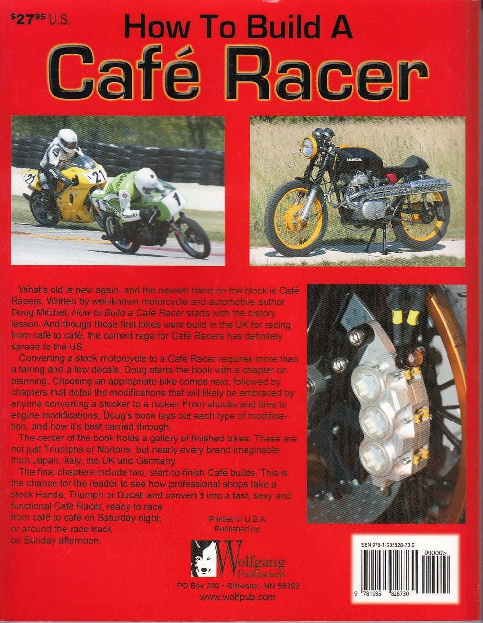 How to Build a Cafe Racer Back Cover