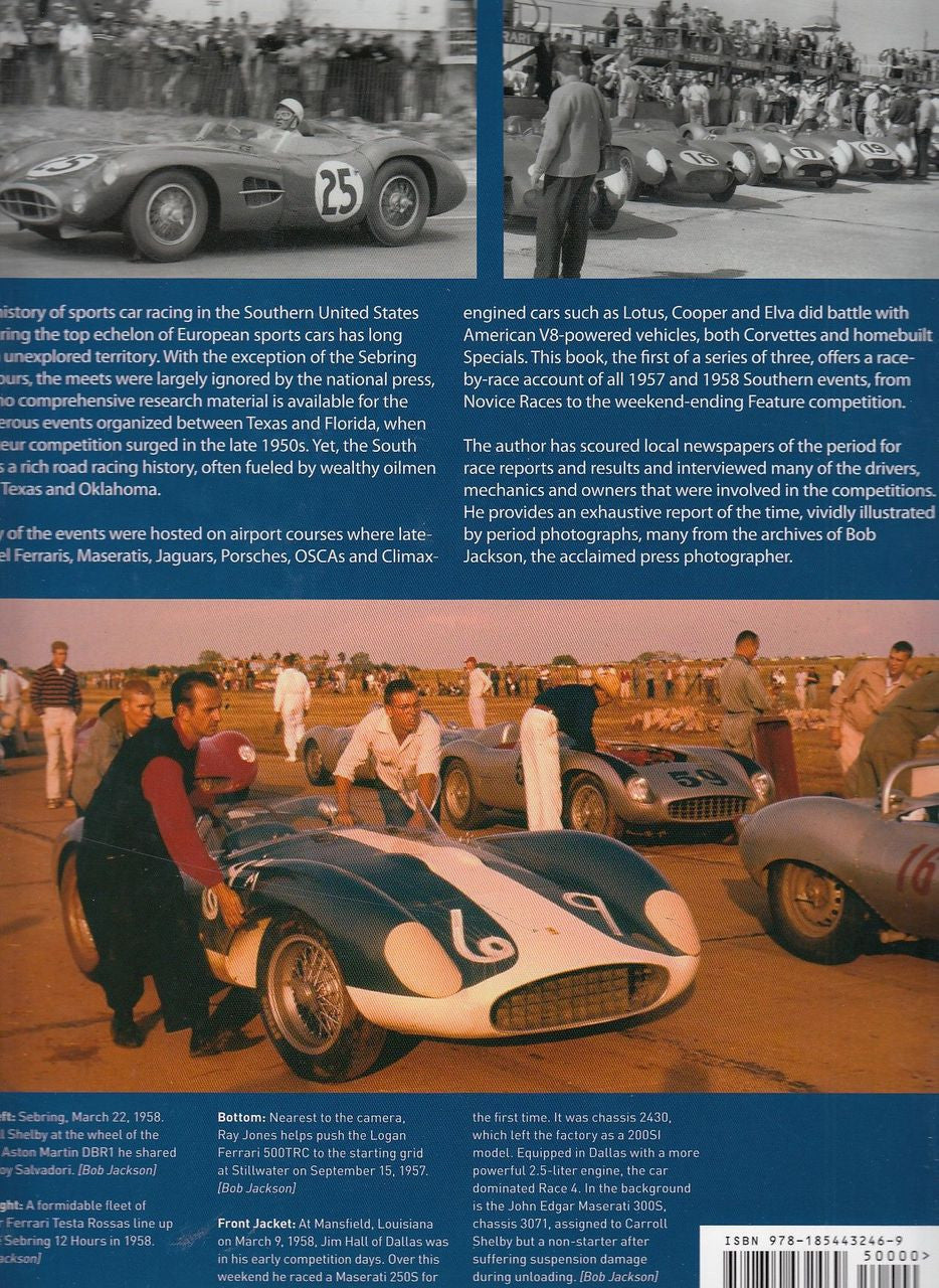 Sports Car Racing in The South - Texas to Florida 1957 - 1958 Back Cover