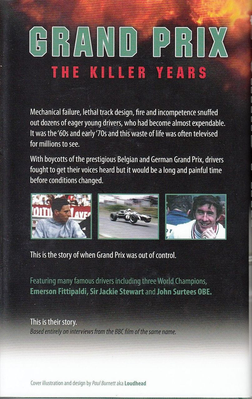 Grand Prix The Killer Years: Extended Interviews from the BBC Film Back Cover