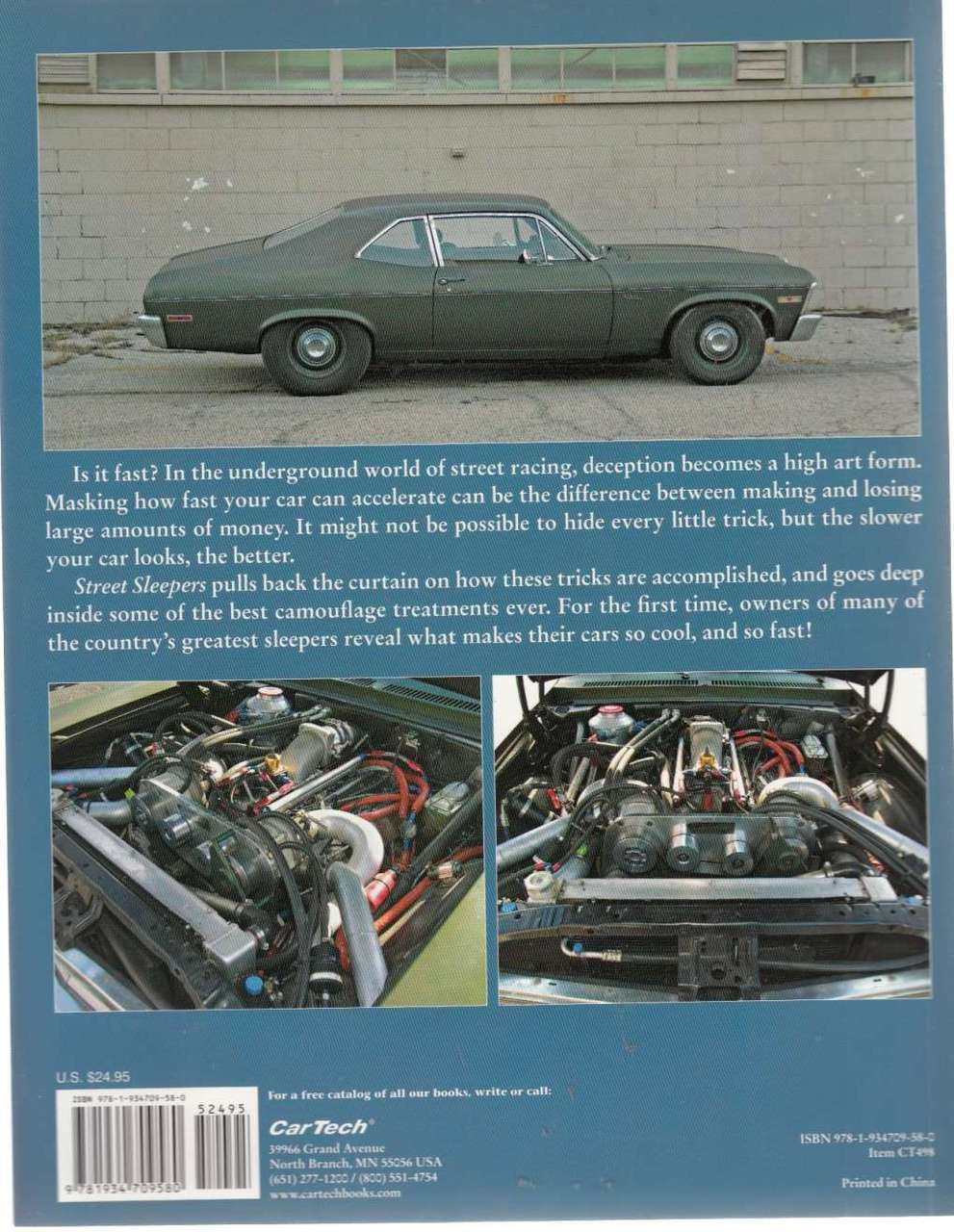 Street Sleepers: The Art of The Deceptively Fast Car Back Cover