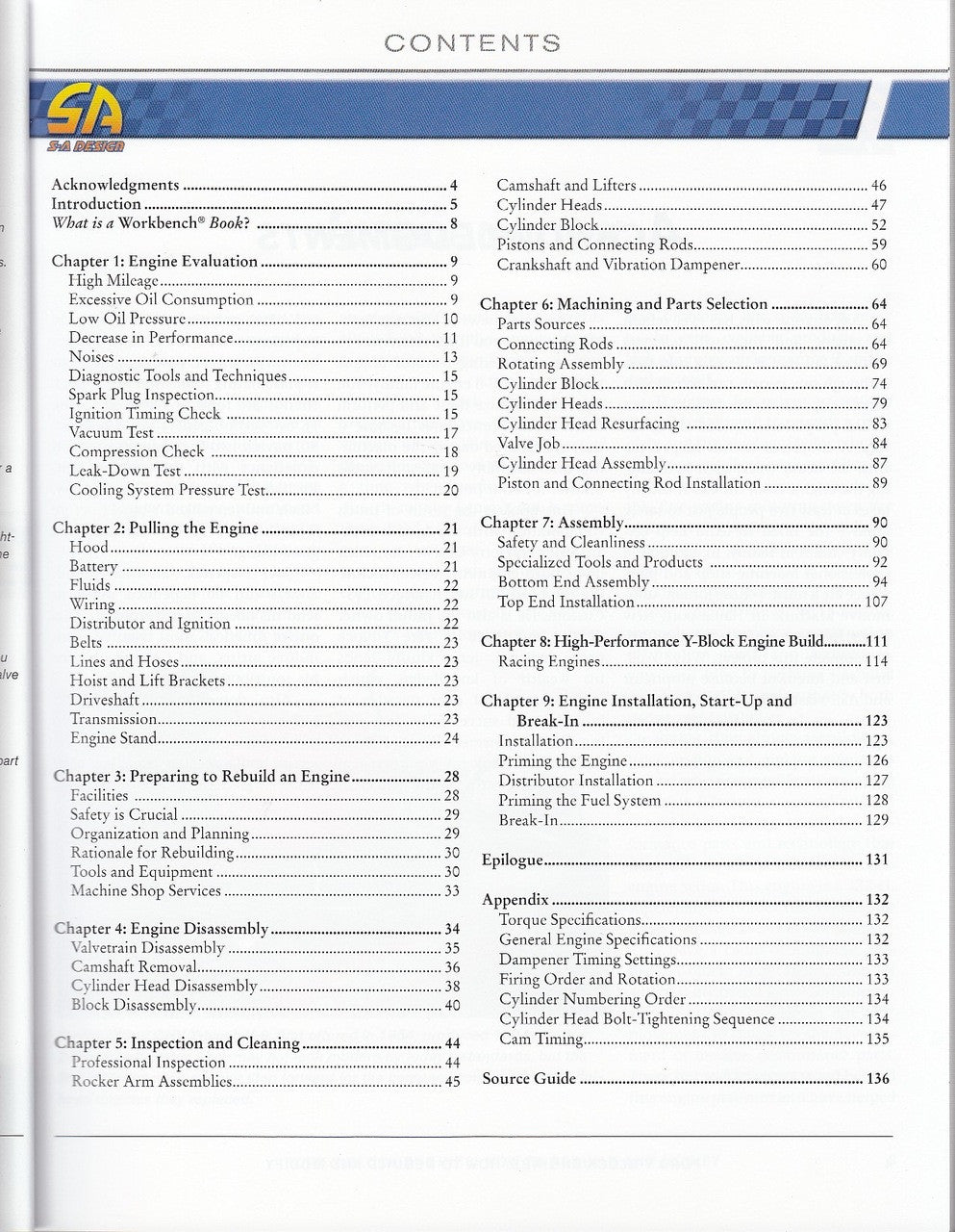 Ford Y-Block Engines how to Rebuild and Modify Contents