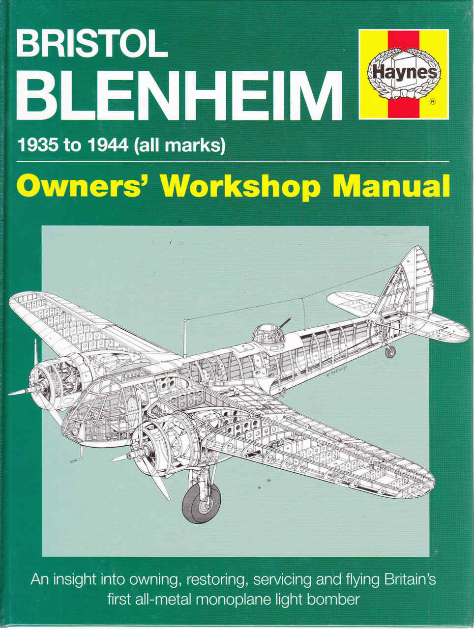 Bristol Blenheim 1935 to 1944 (all marks) Owners' Workshop Manual - front