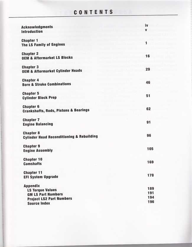 Building The Chevy LS Engine: Rebuilding and Performance Modifications