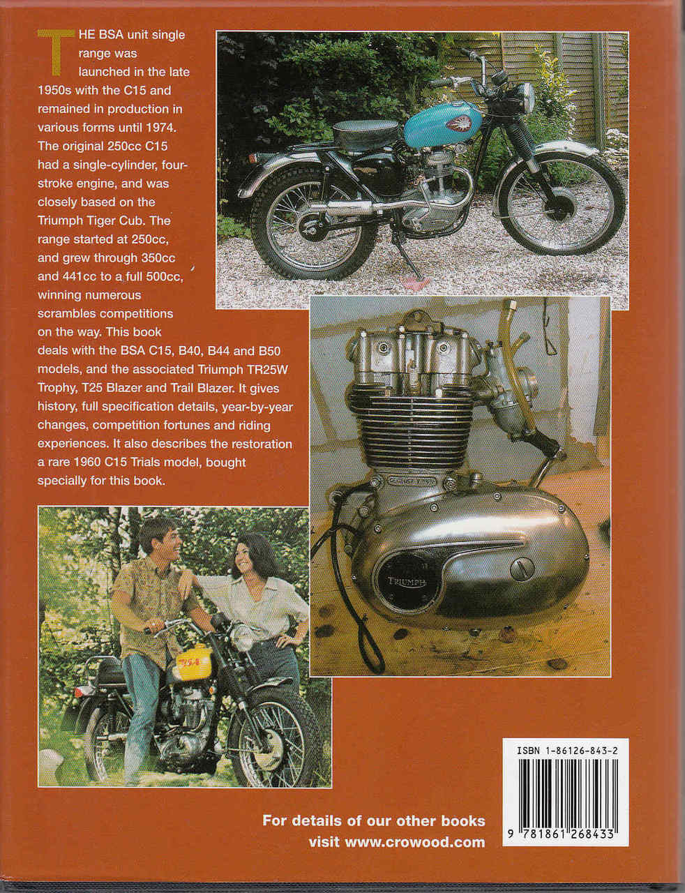 BSA Unit Singles: The Complete Story Including The Triumph Derivatives -back