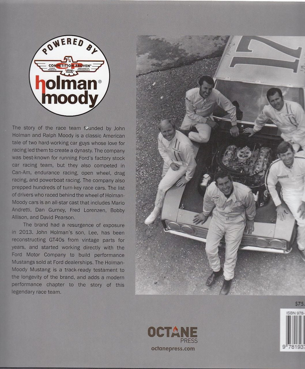 Holman Moody: The Legendary Race Team Back Cover