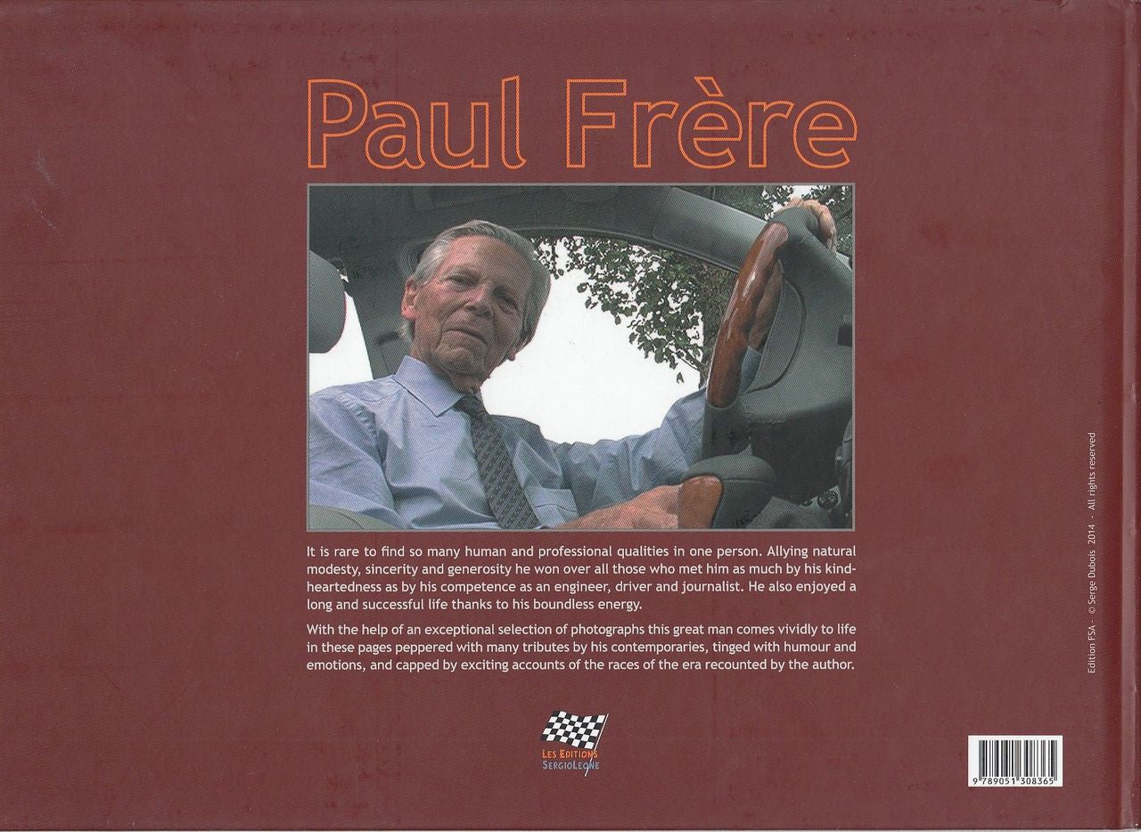 Paul Frere: The Story of Paula Frere, Journalist and Racing Car Driver Back Cover