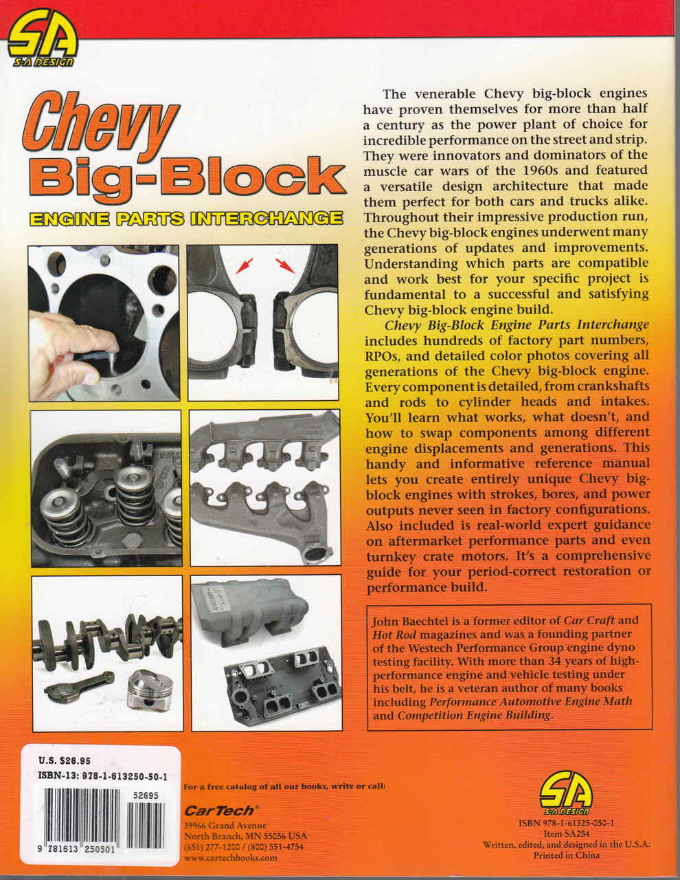 Chevy Big-Block Engine Parts Interchange - All New Edition - back