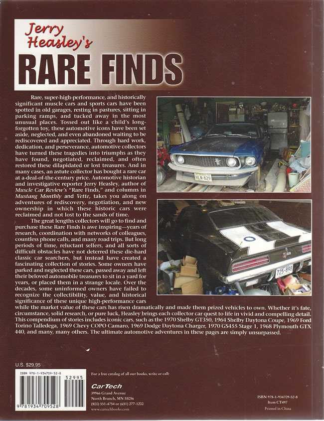 Jerry Heasley's Rare Finds: Rediscovering Muscle Car Treasures