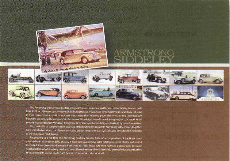 Armstrong Siddeley: The Sphinx With The Heart Of A Lion (Signed)