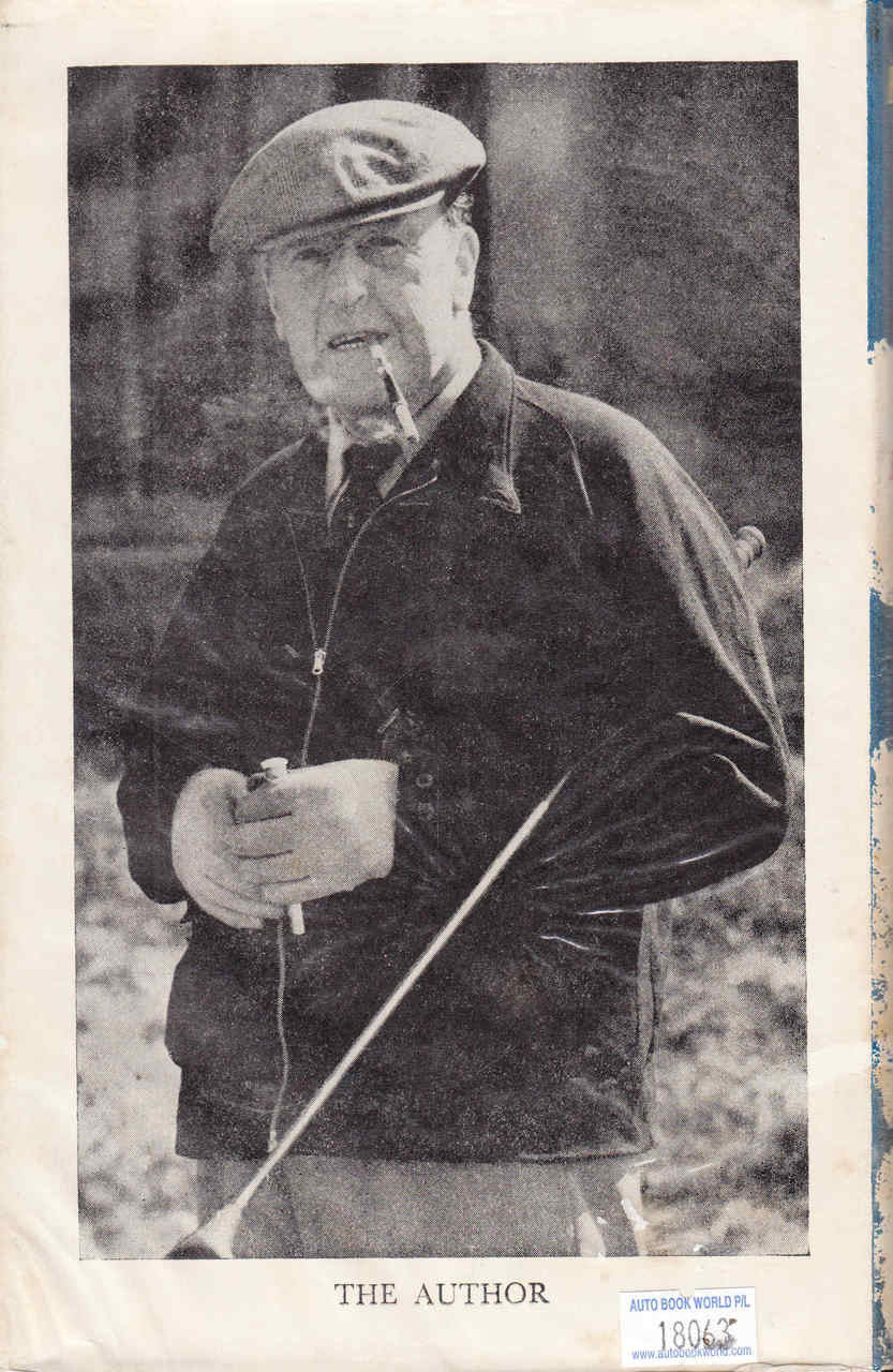 Book author page photo of Lord Brabazon with pipe and handheld notebook
