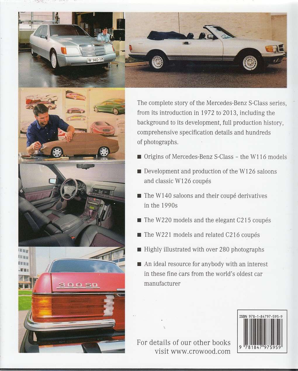 Mercedes-Benz S-Class 1972-2013 Back Cover