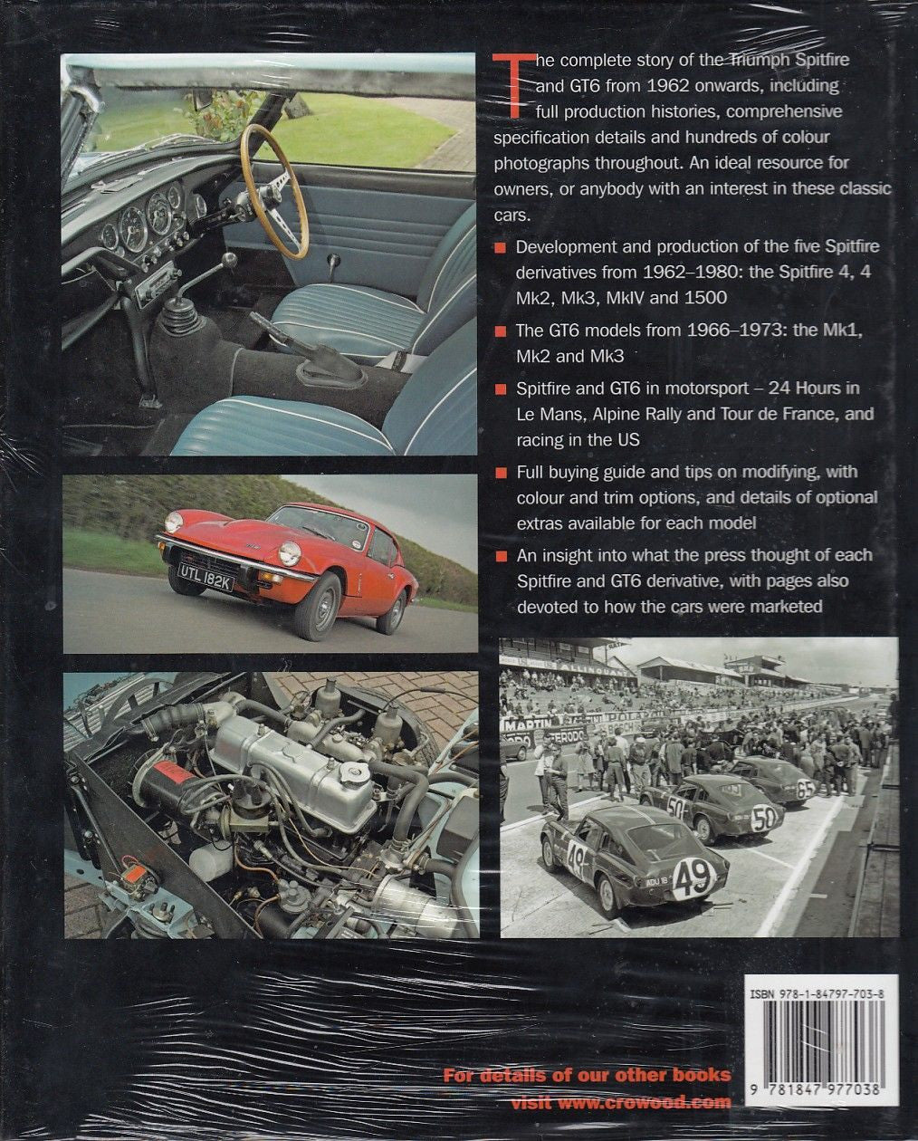 Triumph Spitfire and GT6 The Complete Story Back Cover