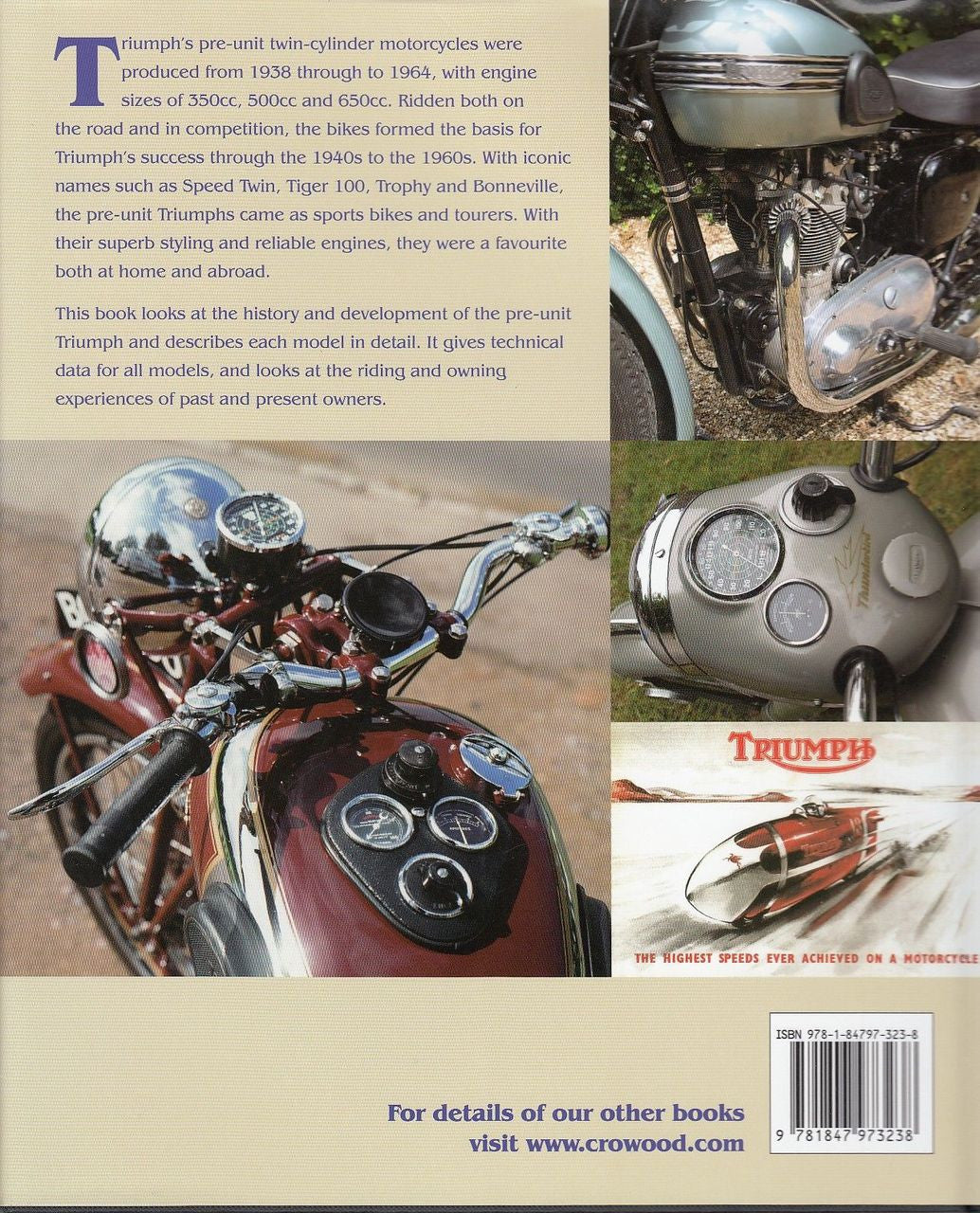 Triumph Pre-Unit Twins Back Cover