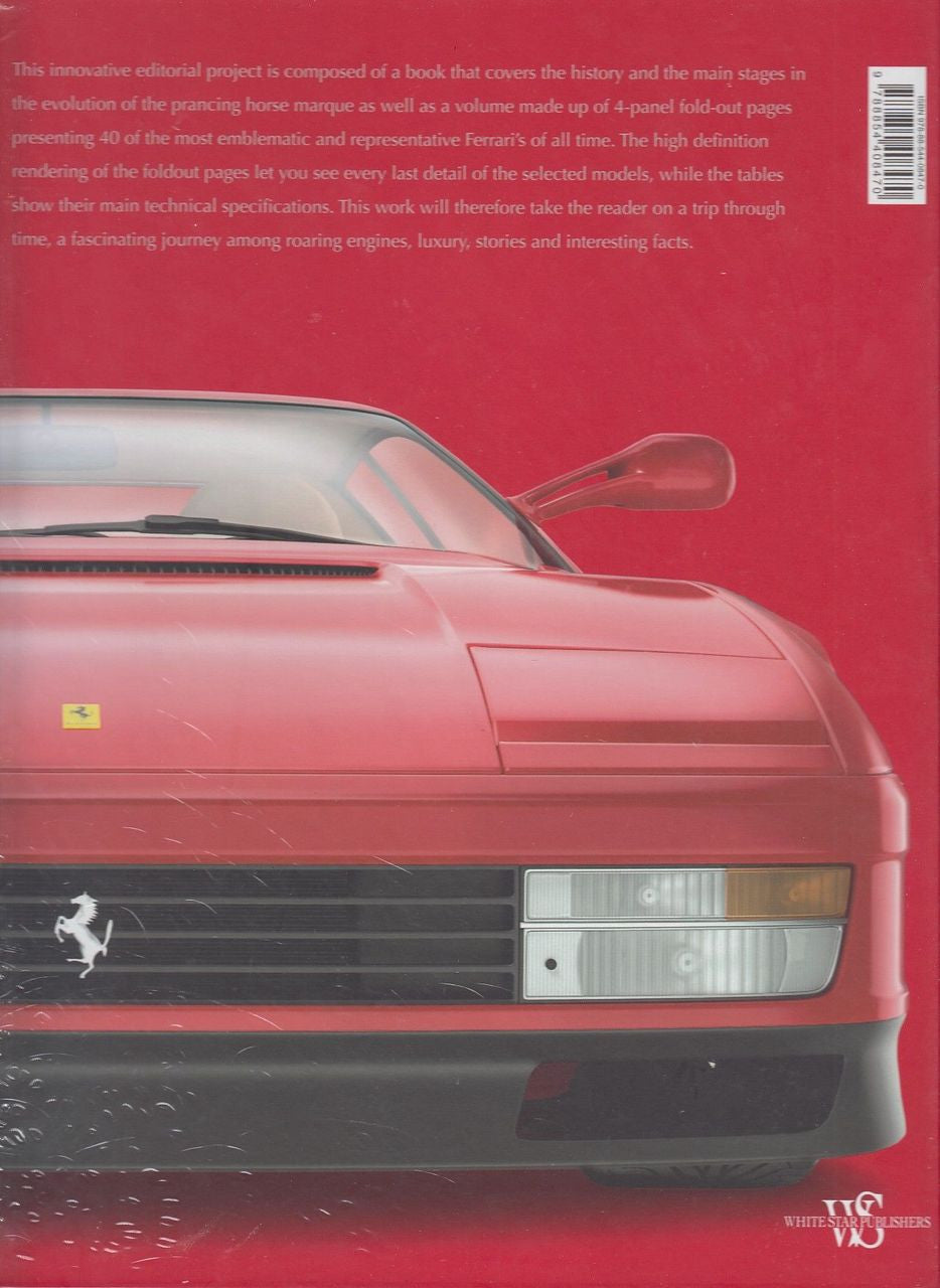 Ferrari The Legendary Models (includes 20 fold out pages) Back Cover