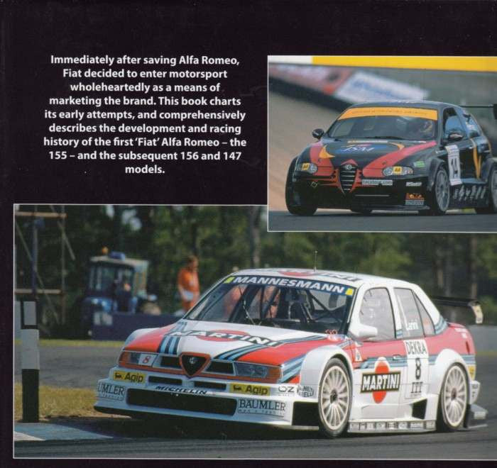 Alfa Romeo Competition Touring Cars 155, 156, 147: The Development and Racing History Back Cover