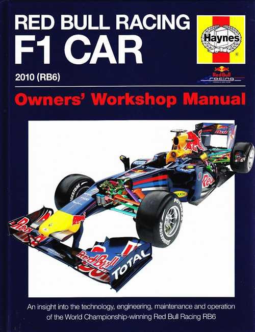 Red Bull Racing F1 Car 2010 (RB6) Owners' Workshop Manual