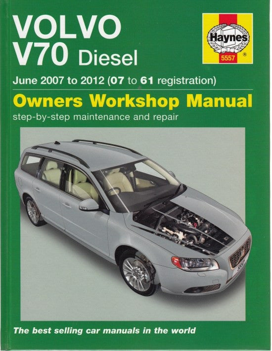 Volvo V70 Diesel 2007-2012 Repair Manual (front cover)