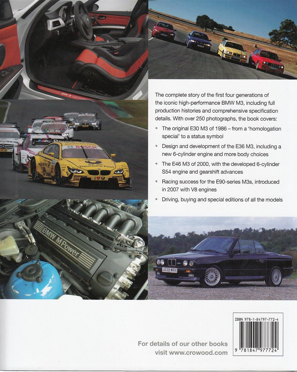 BMW M3 The Complete Story Back Cover