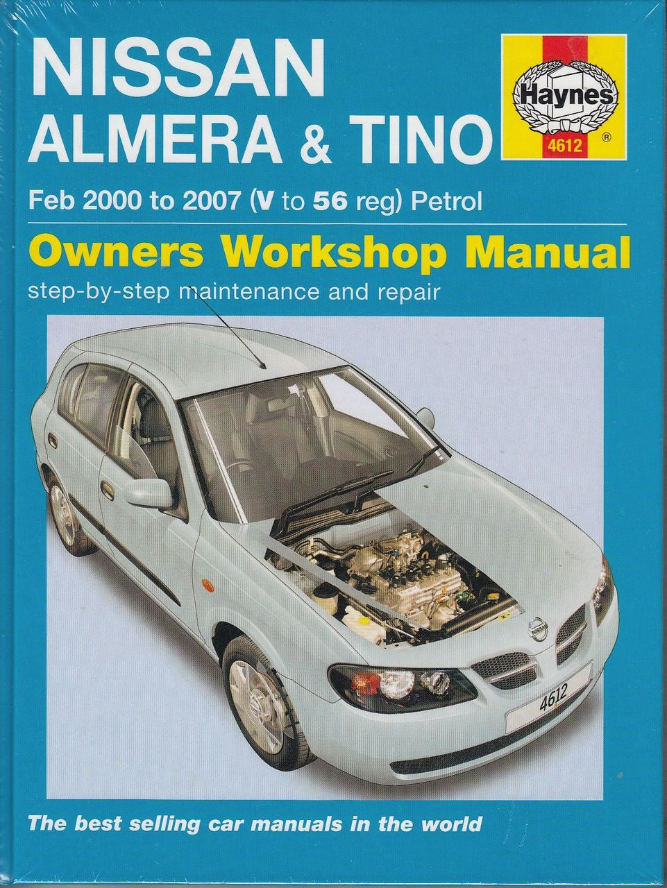 Nissan Almera & Tino 1.5 & 1.8 Litre Petrol 2000 - 2007 Workshop Manual