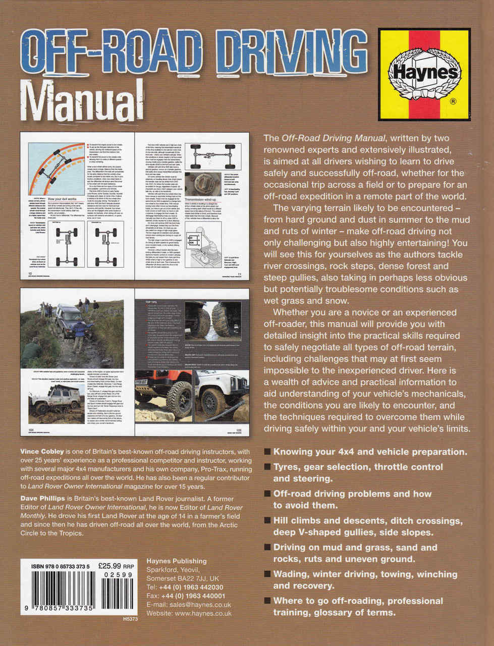 Off-Road Driving Techniques - back