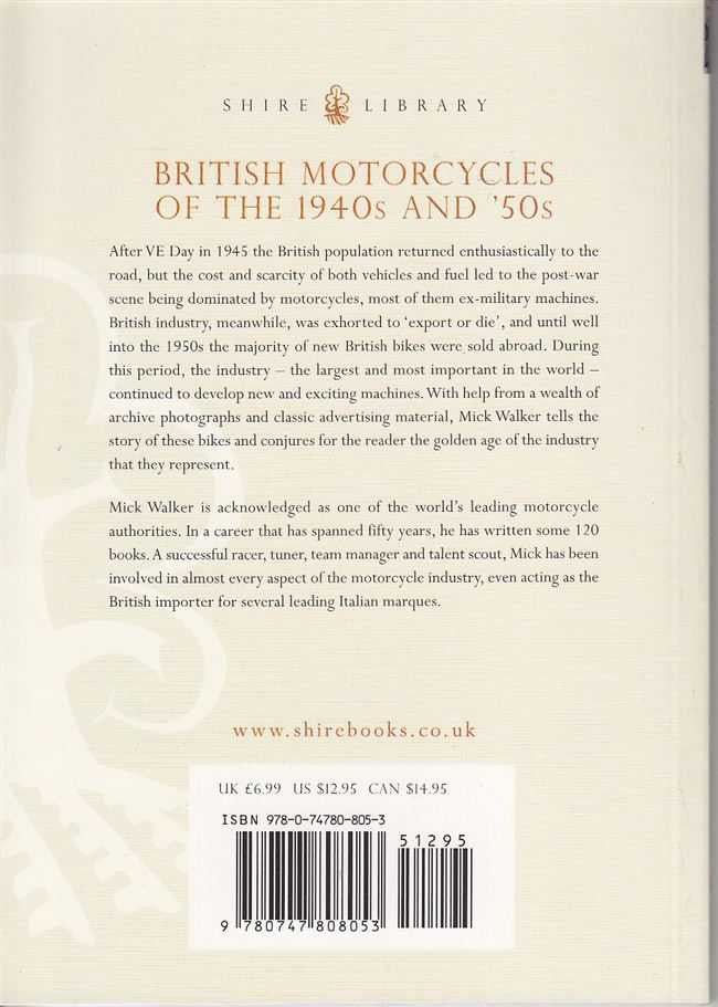British Motorcycles of the 1940s and 50s