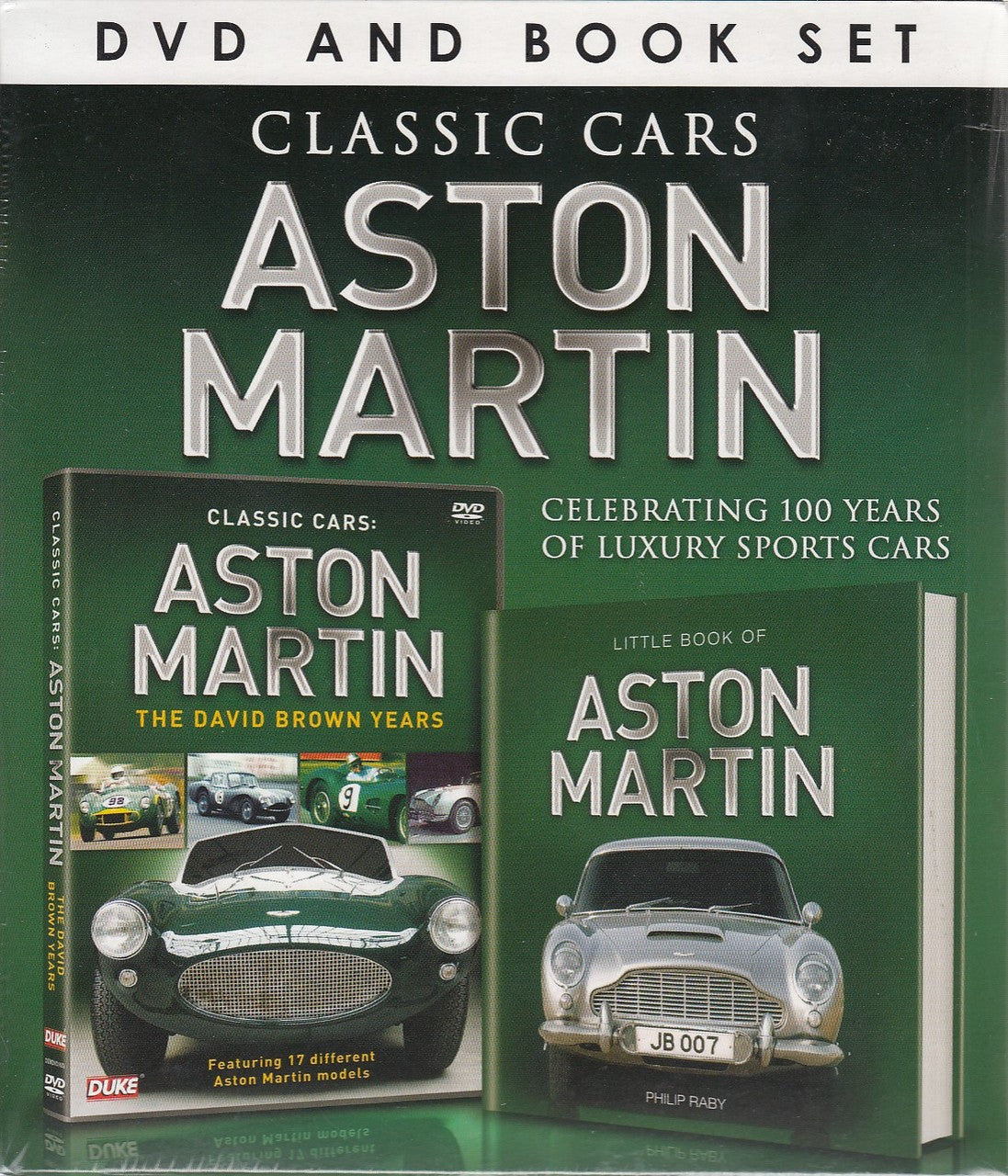 Classic Cars Aston Martin: Celebrating 100 Years of Luxury Sports Cars (DVD and Book Set)