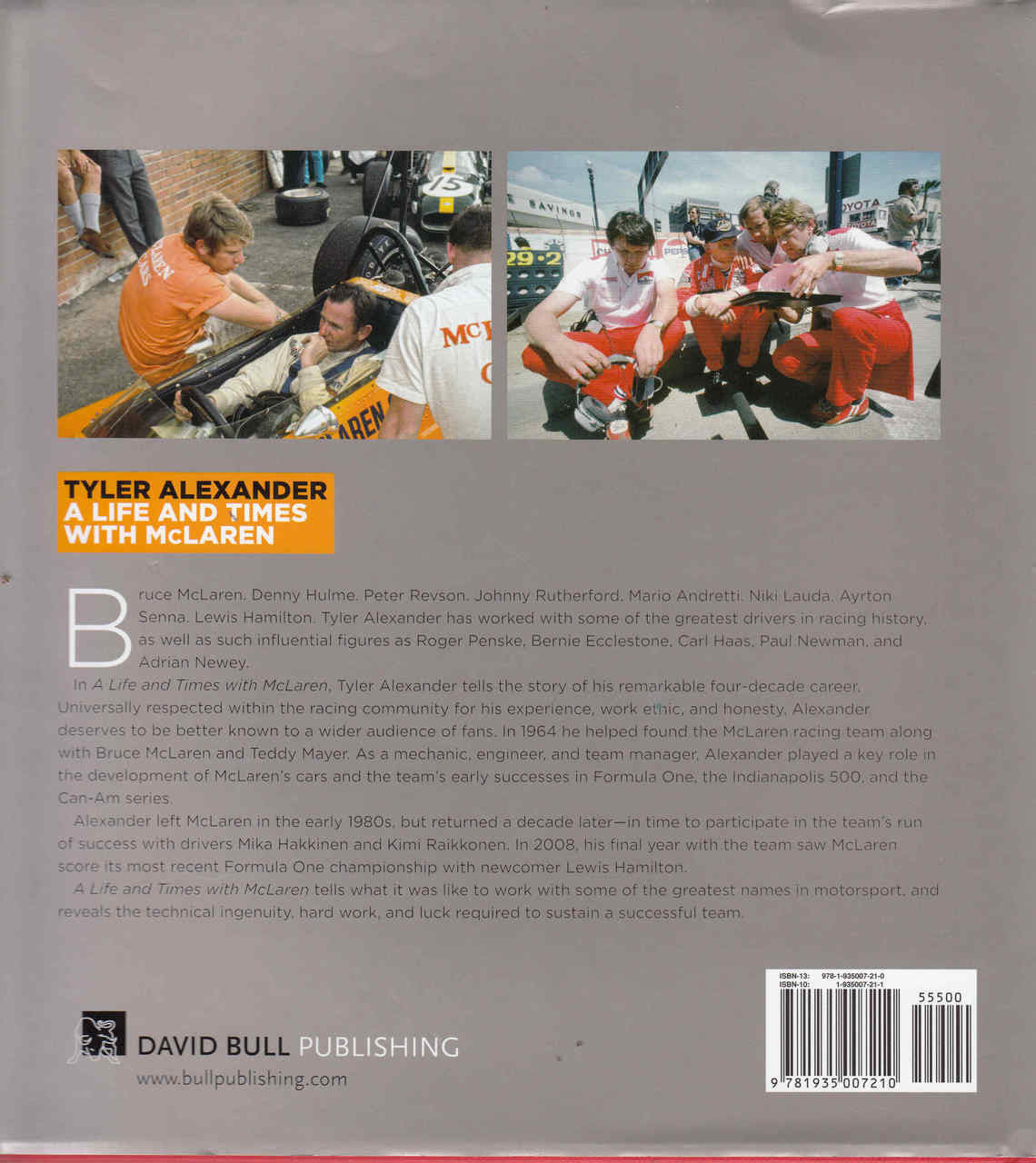 Tyler Alexander: A Life and Times with McLaren - back