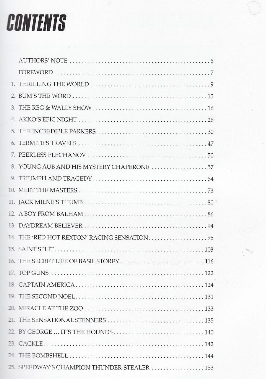 Speedway The Greatest Moments Content