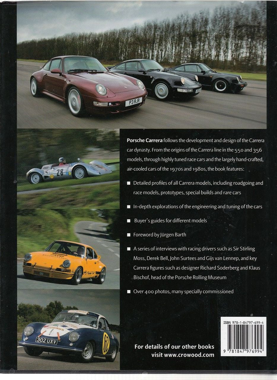 Porsche Carrera The Air-Cooled Era 1953 - 1998 Back Cover