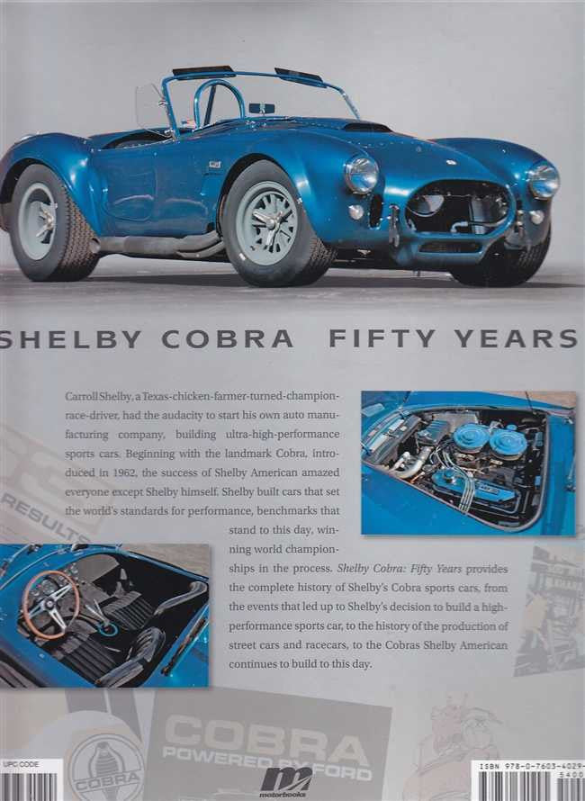 Shelby Cobra Fifty Years