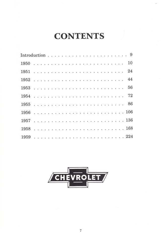 Chevrolet: Bowties of the Fifties
