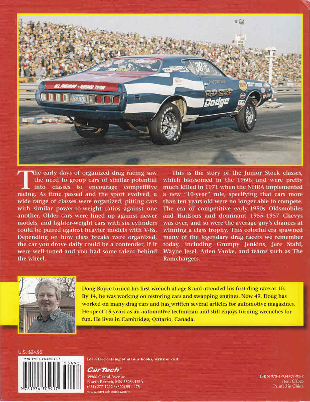 Junior Stock: Drag Racing The Family Sedan Stock-Class Drag Racing 1964 -1971 - back