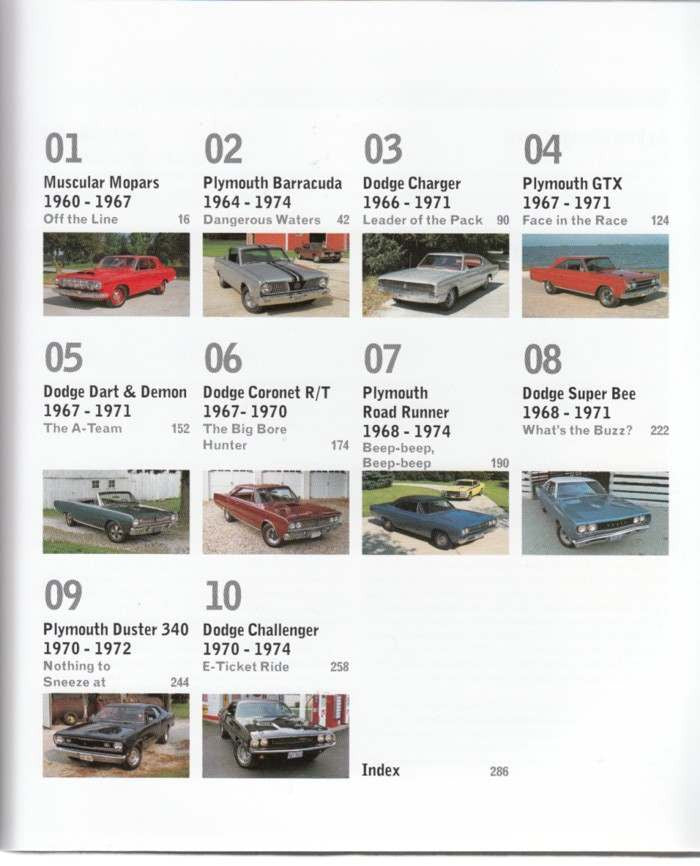 The Complete Book of Classic Dodge and Plymouth Contents