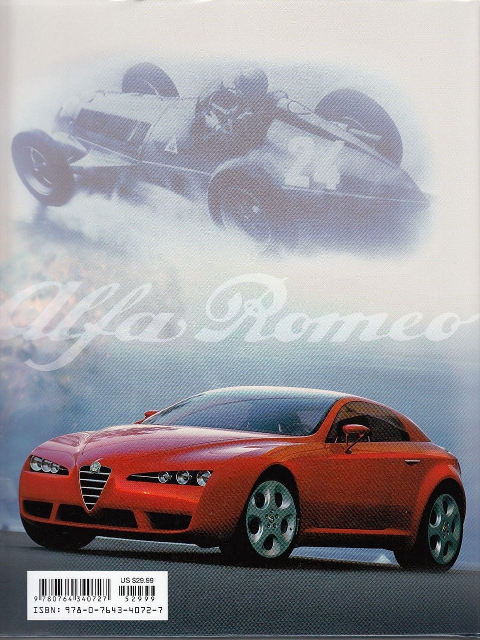 Alfa Romeo A Century of Innovation Back Cover