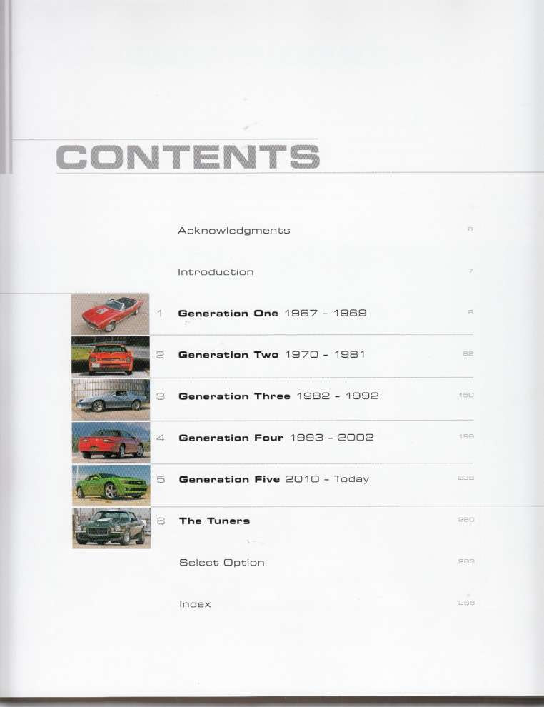 The Complete Book of  Camaro: Every Model Since 1967 content