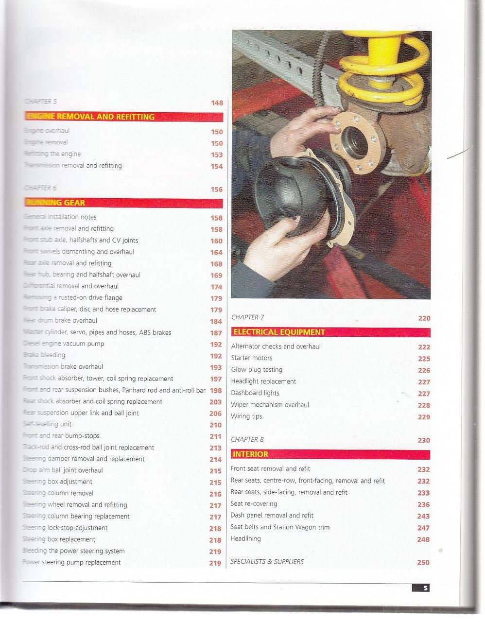 Land Rover 90, 110 & Defender Restoration Manual Content 2