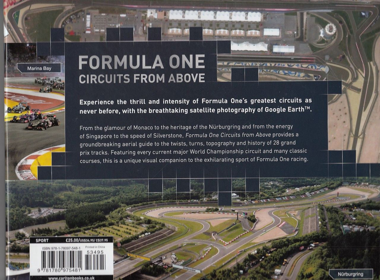 Formula One Circuits From Above Back Cover