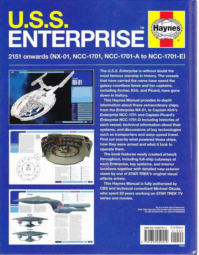 U.S.S Enterprise 2151 onwards Owners' Workshop Manual