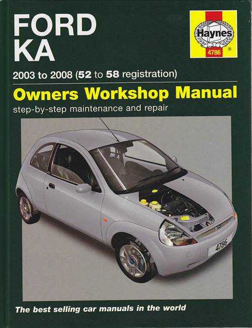 Ford KA 2003 - 2008 Workshop Manual