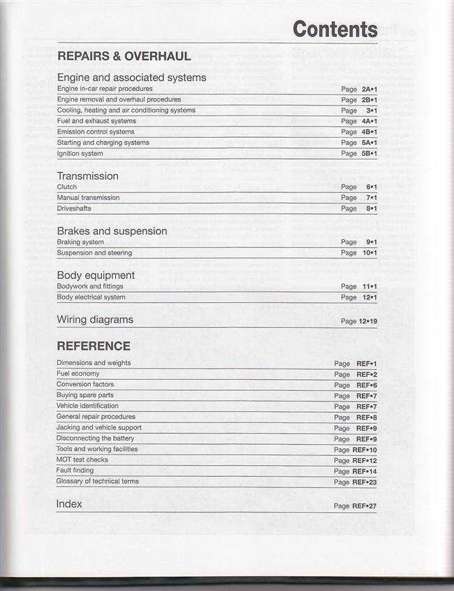 Ford KA 2003 - 2008 Workshop Manual