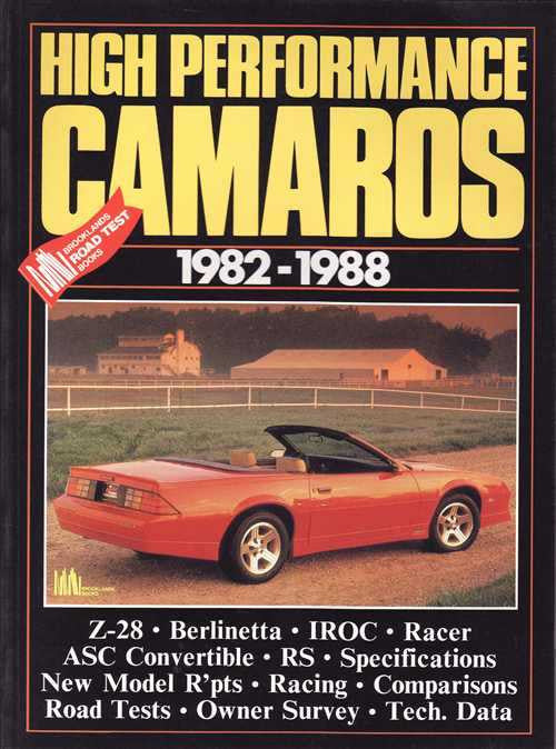High Performance Camaros 1982 - 1988